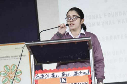 Communal Harmony - Inter School Declamation Competition