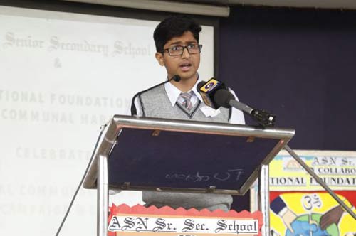 Communal Harmony - Inter School Declamation Competition